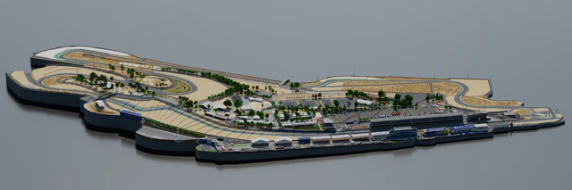 Wide view of Le Mans in Minecraft — MaxLananas (#097)