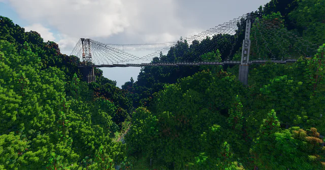 Pequeño puente de piedra construido en Minecraft — MaxLananas (#074)
