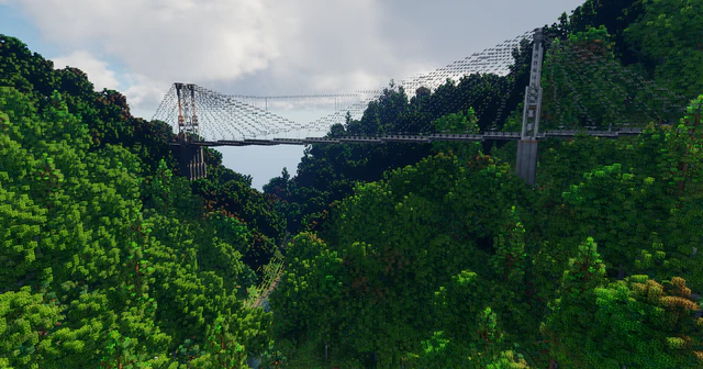 Small stone bridge Minecraft build — MaxLananas (#074)