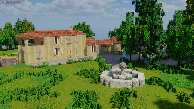 Larressingle fortified village in Minecraft — MaxLananas (#095)