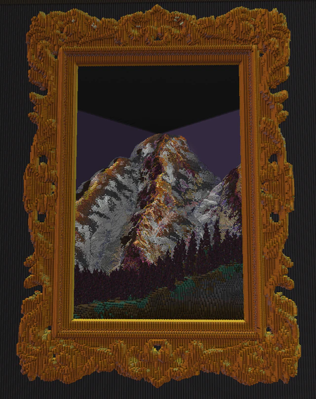 Mont Blanc Minecraft terrain — MaxLananas (#076)